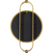Load image into Gallery viewer, Round Gold Mirror