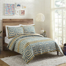 Load image into Gallery viewer, Sky Blue Hypnotic Quilt Set by Justina Blakeney®
